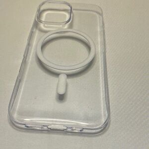 Clear Phone Case with Ring Holder